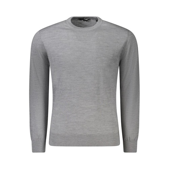 Guess Jeans Gray Wool Sweater Guess Jeans Gray Wool Sweater