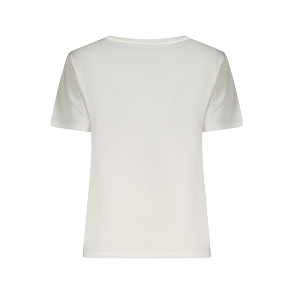 Pepe Jeans White Cotton Tops & T-Shirt Pepe Jeans White Cotton Tops & T-Shirt