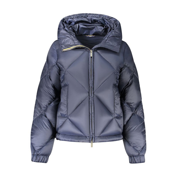 Blue Polyester Jackets & Coat KW-34391 Blue Polyester Jackets & Coat KW-34391