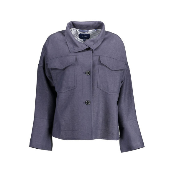 Gant Blue Cotton Jackets & Coat GA-38009 Gant Blue Cotton Jackets & Coat GA-38009