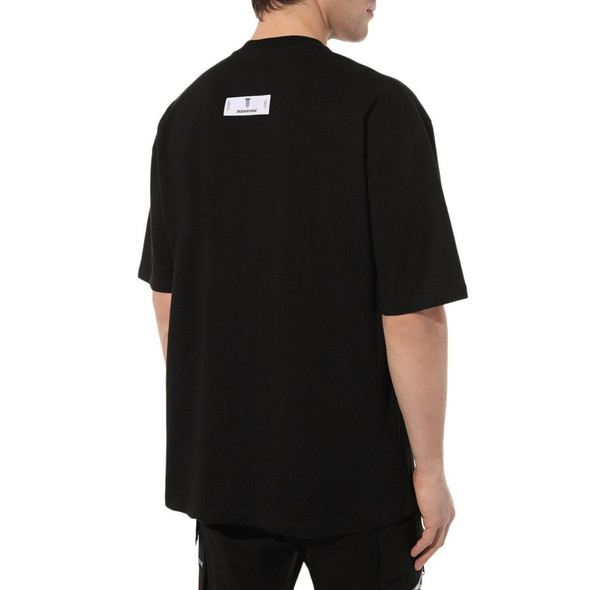 Diego Venturino Black Cotton T-Shirt DI-15828 Diego Venturino Black Cotton T-Shirt DI-15828