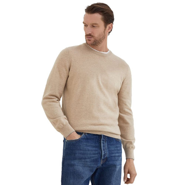 Brunello Cucinelli Beige Cashmere Sweater Brunello Cucinelli Beige Cashmere Sweater