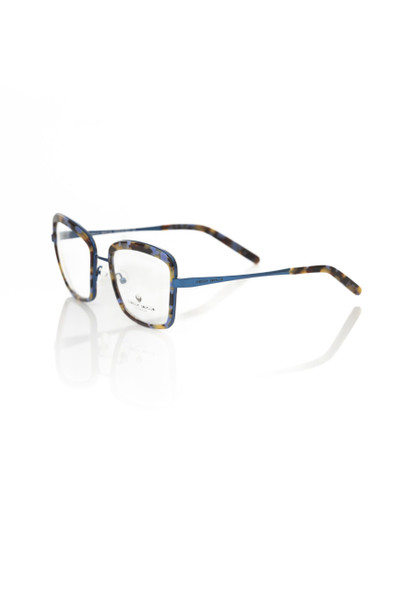Frankie Morello Blue Metallic Women's Eyeglass Frame Frankie Morello Blue Metallic Women's Eyeglass Frame