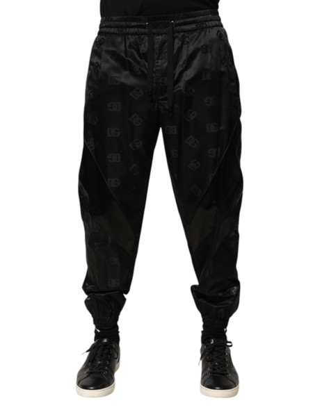 Dolce & Gabbana Black Logo DG Print Men Jogger Sweatpants Pants Dolce & Gabbana Black Logo DG Print Men Jogger Sweatpants Pants