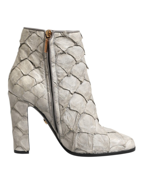 Off White Leather Heels Ankle Boots Shoes Off White Leather Heels Ankle Boots Shoes