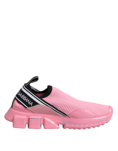 Dolce & Gabbana Pink Sorrento Low Top Women Sneakers Shoes Dolce & Gabbana Pink Sorrento Low Top Women Sneakers Shoes