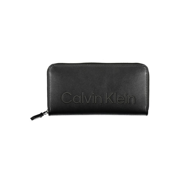 Calvin Klein Black Polyethylene Wallet CA-38237 Calvin Klein Black Polyethylene Wallet CA-38237