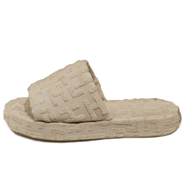 Beige Cotton Sandal Beige Cotton Sandal
