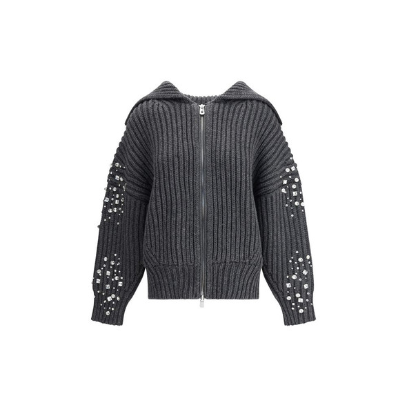 Rhinestones wool Cardigan Rhinestones wool Cardigan