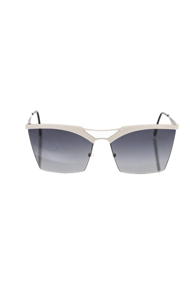 Silver Metallic Women Sunglass FR-22087 Silver Metallic Women Sunglass FR-22087