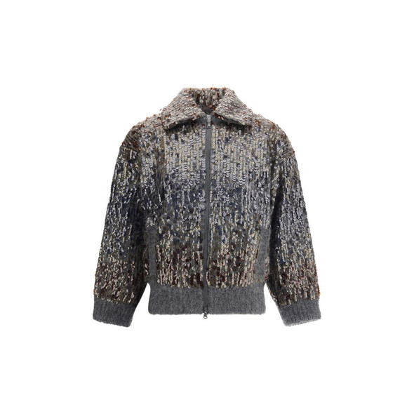 Brunello Cucinelli Sequined Cardigan BRM1U375916PC9144BB Brunello Cucinelli Sequined Cardigan BRM1U375916PC9144BB