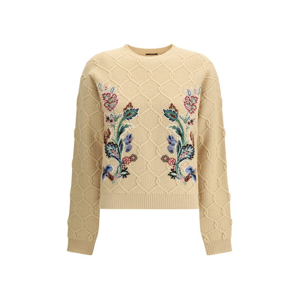Floral embroidery Sweater Floral embroidery Sweater