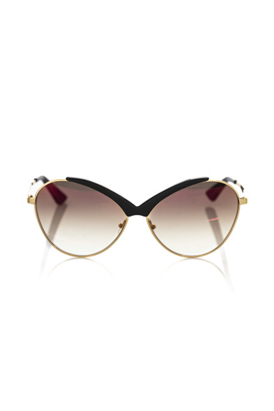 Black Metallic Fiber Women Sunglasses Black Metallic Fiber Women Sunglasses