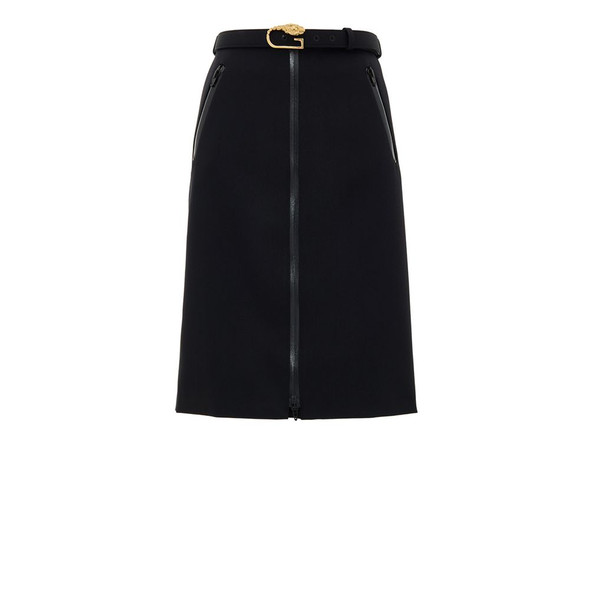 Gucci Black Wool Skirt GU-9803676 Gucci Black Wool Skirt GU-9803676