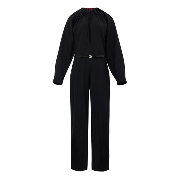 Gucci Black Wool Jumpsuit Gucci Black Wool Jumpsuit