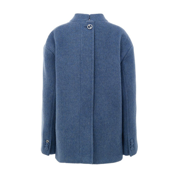 Gucci Light Blue Wool Jackets & Coat Gucci Light Blue Wool Jackets & Coat