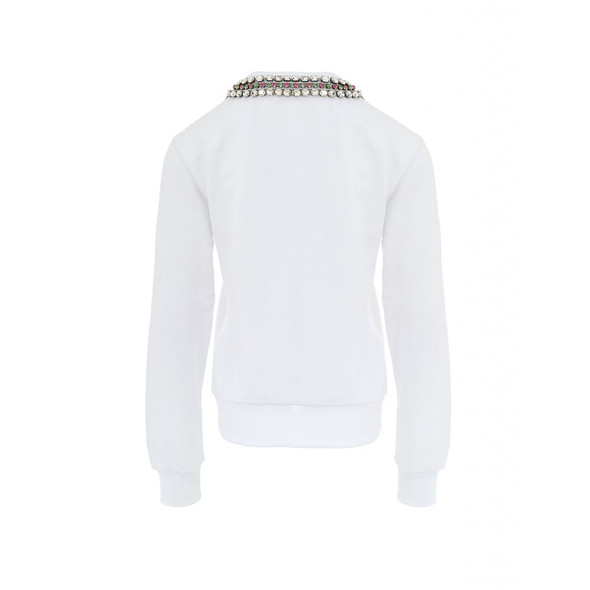 Gucci White Cotton Sweatshirt Gucci White Cotton Sweatshirt