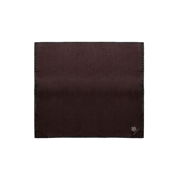 Dolce & Gabbana Brown Silk Pocket Square DO&-9604664 Dolce & Gabbana Brown Silk Pocket Square DO&-9604664
