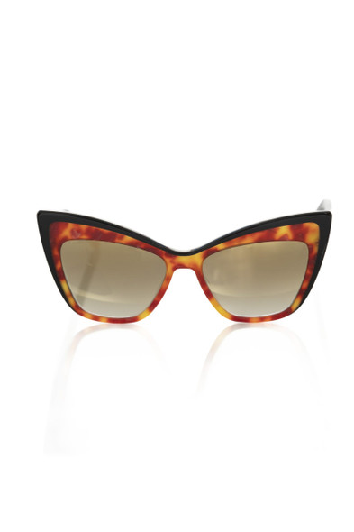 Frankie Morello Brown Acetate Women Sunglass FR-22077 Frankie Morello Brown Acetate Women Sunglass FR-22077