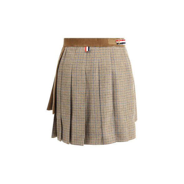 Thom Browne Pleated Miniskirt THFGCA31CF0961210BB Thom Browne Pleated Miniskirt THFGCA31CF0961210BB