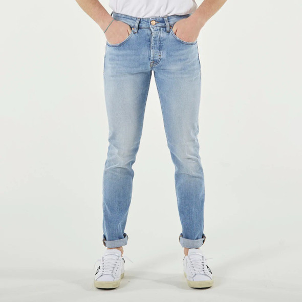 Light Blue Cotton Men Jeans Light Blue Cotton Men Jeans