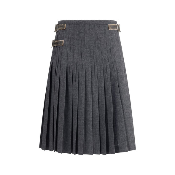 Prada Pleated Skirt in kid mohair Prada Pleated Skirt in kid mohair