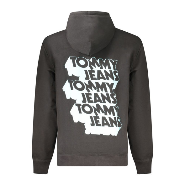 Tommy Hilfiger Black Cotton Men Hoodie Tommy Hilfiger Black Cotton Men Hoodie