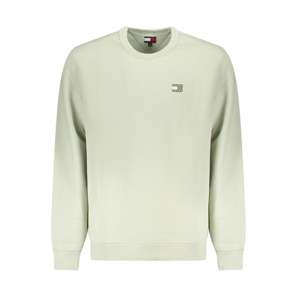 Tommy Hilfiger Green Cotton Men Sweater TO-39312 Tommy Hilfiger Green Cotton Men Sweater TO-39312