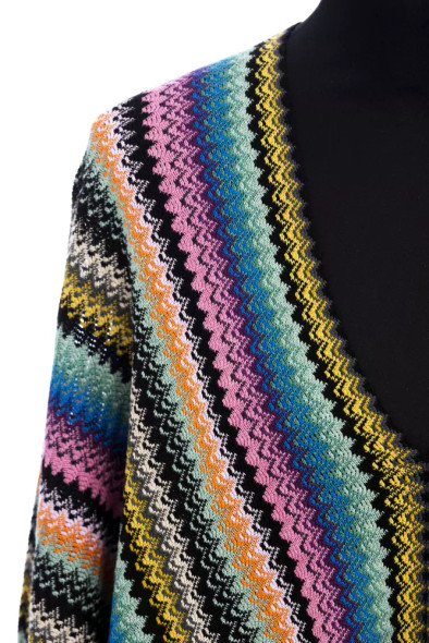 Multicolor Wool Women Poncho Multicolor Wool Women Poncho