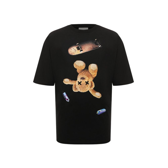 Diego Venturino Black Cotton T-Shirt DI-15850 Diego Venturino Black Cotton T-Shirt DI-15850