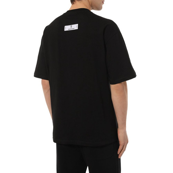Diego Venturino Black Cotton T-Shirt DI-15867 Diego Venturino Black Cotton T-Shirt DI-15867