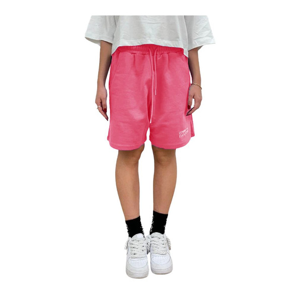 Comme Des Fuckdown Fuchsia Cotton Short Comme Des Fuckdown Fuchsia Cotton Short
