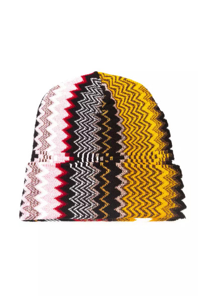 Multicolor Wool Women Hat Multicolor Wool Women Hat