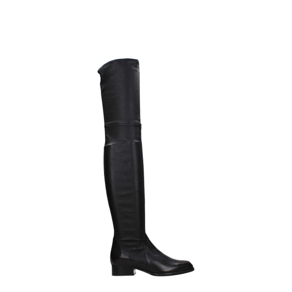 Parallèle Black Leather Over The Knee Parallèle Black Leather Over The Knee