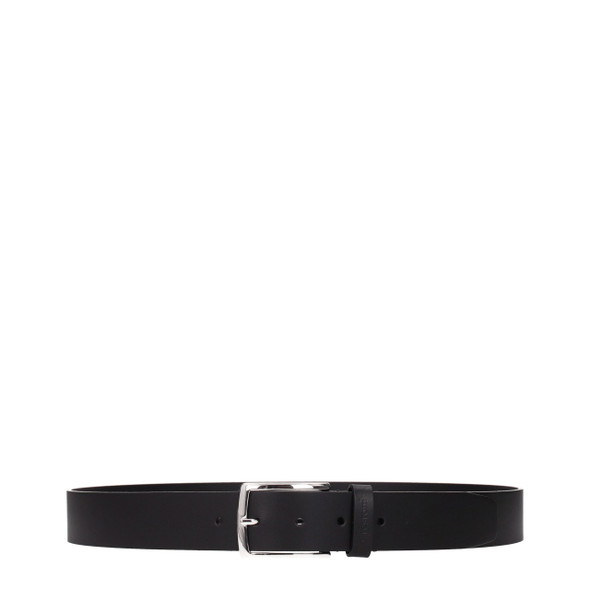 Testoni Black Leather Regular Belts Testoni Black Leather Regular Belts