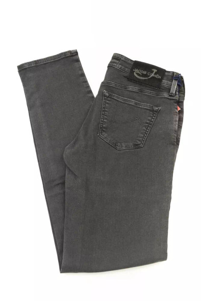 Jacob Cohen Black Cotton Women Jeans Jacob Cohen Black Cotton Women Jeans