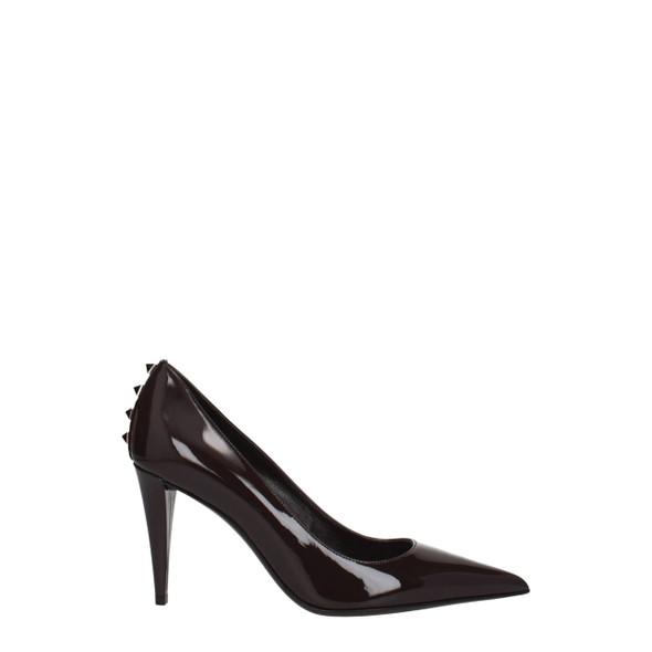 Valentino Garavani Brown Leather High Heel Pumps Valentino Garavani Brown Leather High Heel Pumps
