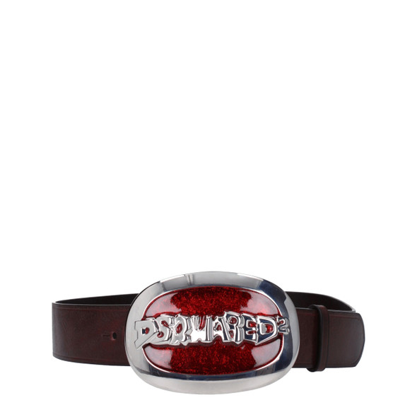 Dsquared² Brown Leather Regular Belts Dsquared² Brown Leather Regular Belts