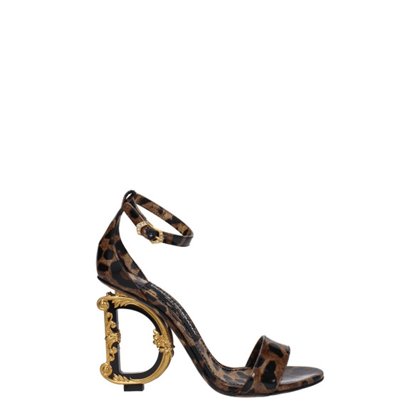 Dolce & Gabbana Brown Leather Sandals Dolce & Gabbana Brown Leather Sandals