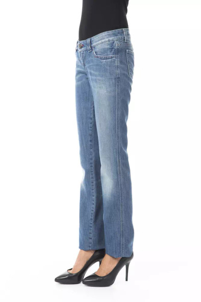 BYBLOS Blue Cotton Women Jeans BYBLOS Blue Cotton Women Jeans