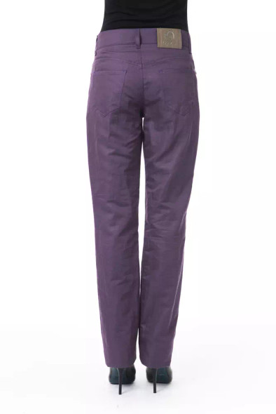 Purple Cotton Women Pant Purple Cotton Women Pant