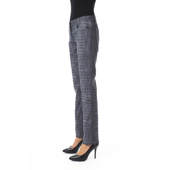 BYBLOS Black Viscose Women Pants BY-17630 BYBLOS Black Viscose Women Pants BY-17630