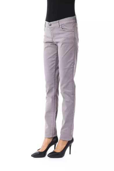 Gray Cotton Women Pants Gray Cotton Women Pants