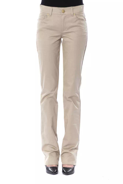 Beige Cotton Women Pant Beige Cotton Women Pant