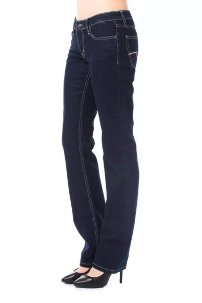 Blue Cotton Women Jeans UN-8225 Blue Cotton Women Jeans UN-8225