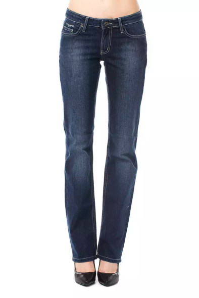 Blue Cotton Women Jeans UN-8224 Blue Cotton Women Jeans UN-8224