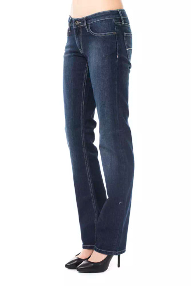 Blue Cotton Women Jeans UN-8224 Blue Cotton Women Jeans UN-8224