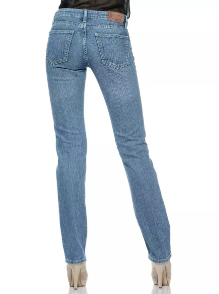 Light Blue Cotton Women Jean Light Blue Cotton Women Jean