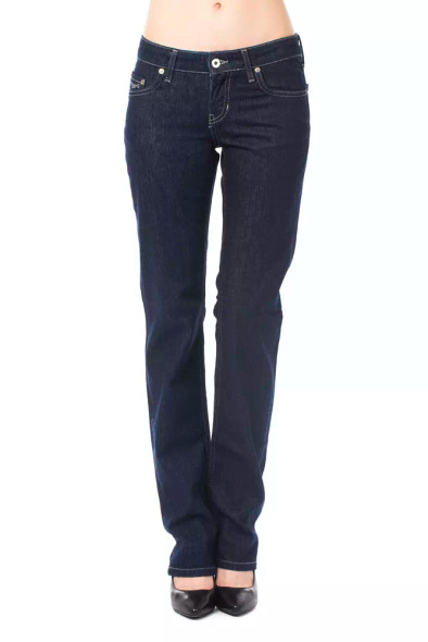 Blue Cotton Women Jeans UN-8220 Blue Cotton Women Jeans UN-8220