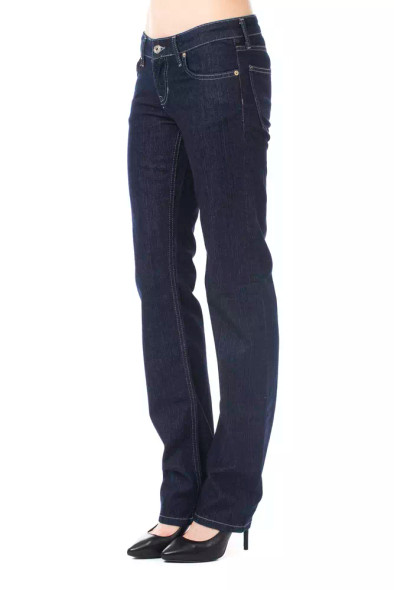 Blue Cotton Women Jeans UN-8220 Blue Cotton Women Jeans UN-8220